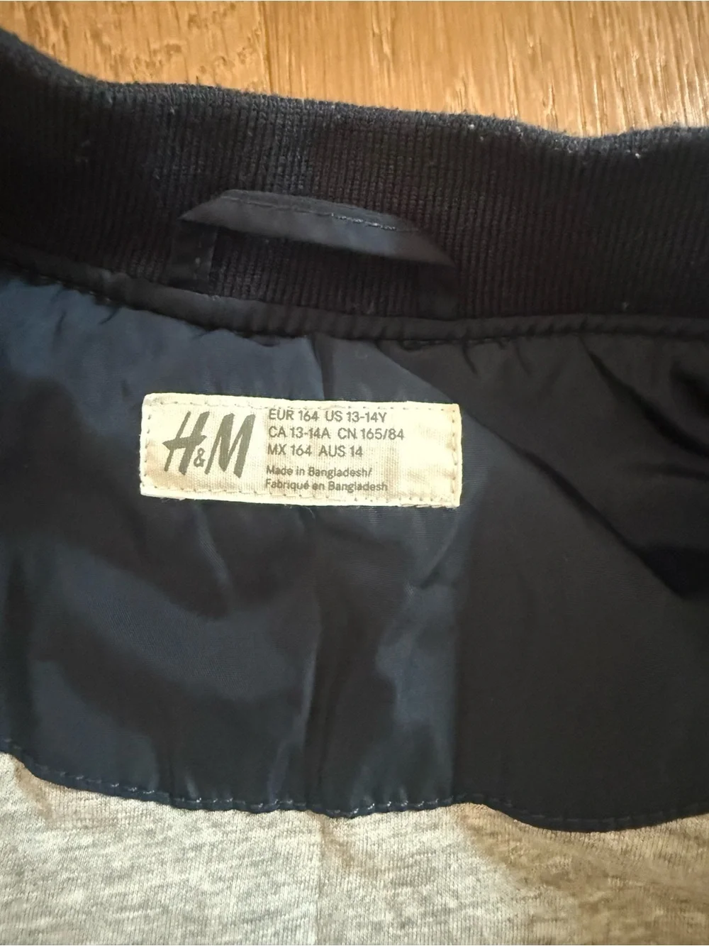 H&M Navy MA-1 Bomber Jacket 💙